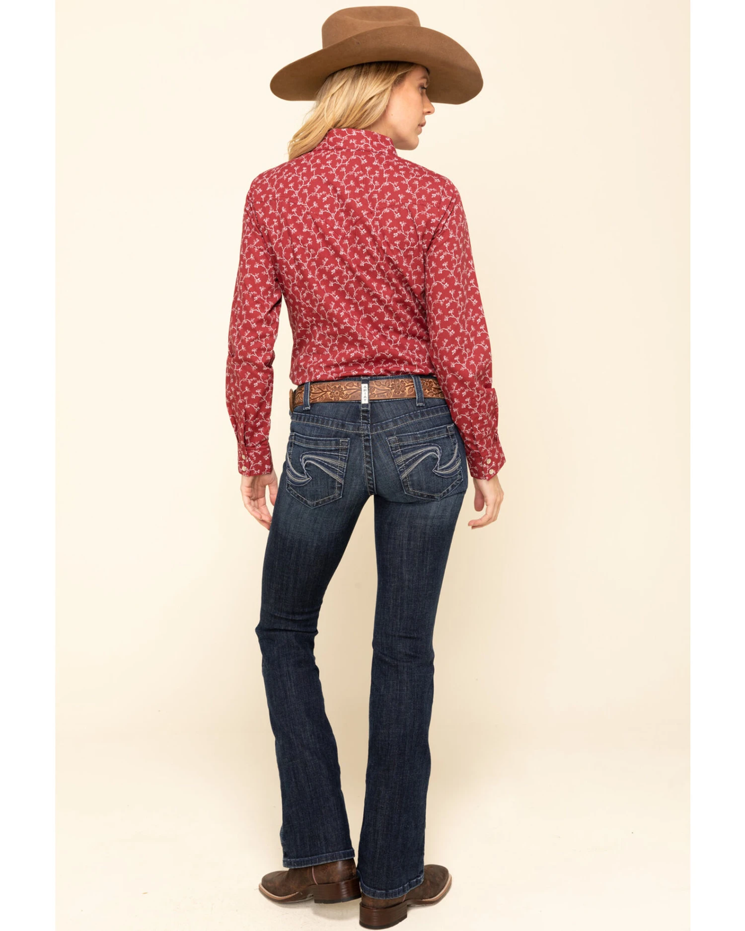 Ariat Women's Angel Arrow Fit Bootcut Jeans 4 Ariat Women's Angel Arrow Fit Bootcut Jeans - Image 2