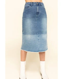 Billy T Women's Colorblock Denim Skirt -Country Clothing Store 2000315012 400 P1