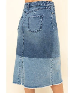 Billy T Women's Colorblock Denim Skirt -Country Clothing Store 2000315012 400 P4