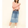Billy T Women's Colorblock Denim Skirt -Country Clothing Store 2000315012 400 P6