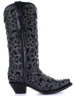Corral Women's Inlay Embroidery Western Boots - Snip Toe -Country Clothing Store 2000315365 001 P2