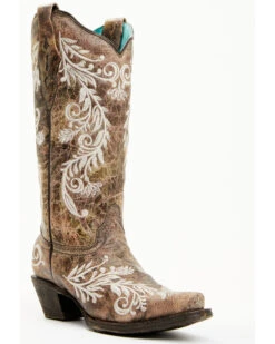 Corral Women's Glow In The Dark Embroidered Western Boots - Snip Toe -Country Clothing Store 2000315366 200 P1
