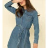 Wrangler Women's Medium Wash Denim Western Shirt Dress -Country Clothing Store 2000321130 400 P2