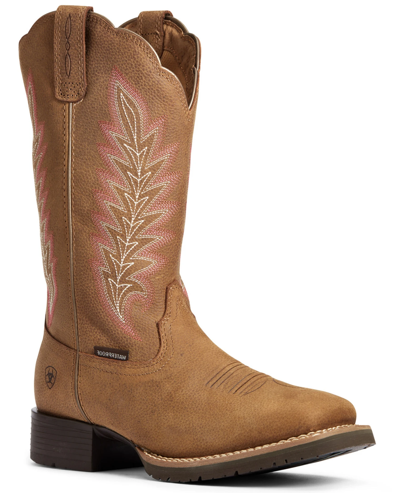 Ariat Women's Hybrid Rancher Waterproof Western Performance Boots - Broad Square Toe 4 Ariat Women's Hybrid Rancher Waterproof Western Performance Boots - Broad Square Toe - Image 2