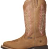 Ariat Women's Hybrid Rancher Waterproof Western Performance Boots - Broad Square Toe