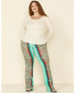 Ranch Dress'n Women's Durango Printed Trousers - Plus -Country Clothing Store 2000321936 900 P1