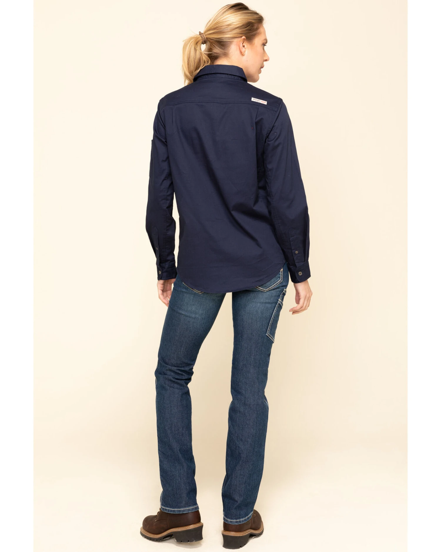 Ariat Women's Rebar Mid Rise Durastretch Nightride Riveter Work Straight Jeans 3 Ariat Women's Rebar Mid Rise Durastretch Nightride Riveter Work Straight Jeans