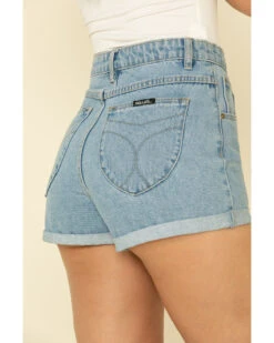 Rolla's Women's Light Wash Rolled Hem Duster Shorts -Country Clothing Store 2000323215 400 P5
