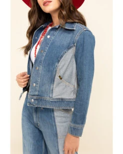 Lee Women's Contrast Denim Seamed Jacket -Country Clothing Store 2000323231 400 P4