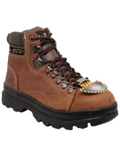 Ad Tec Women's Brown 6" Work Boots - Steel Toe -Country Clothing Store 2000323290 200 P1