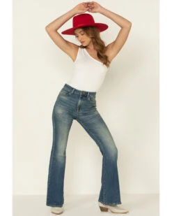 Lee Women's Distance High Rise Flare Jeans -Country Clothing Store 2000324153 400 P1