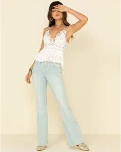 Free People Women's Adella Cami Lace Ruffled Tank Top -Country Clothing Store 2000325212 100 P3