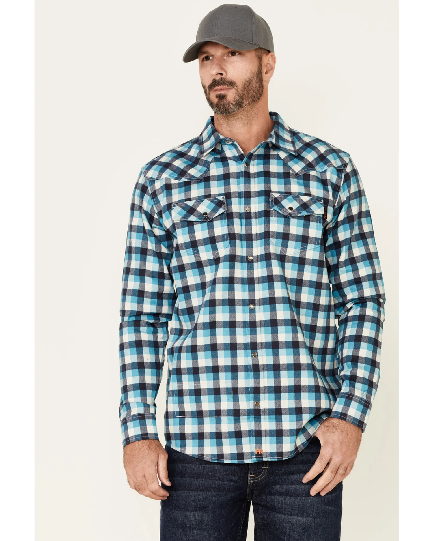 Cody James Men's FR Plaid Print Long Sleeve Work Shirt 5 Cody James Men's FR Plaid Print Long Sleeve Work Shirt - Image 3