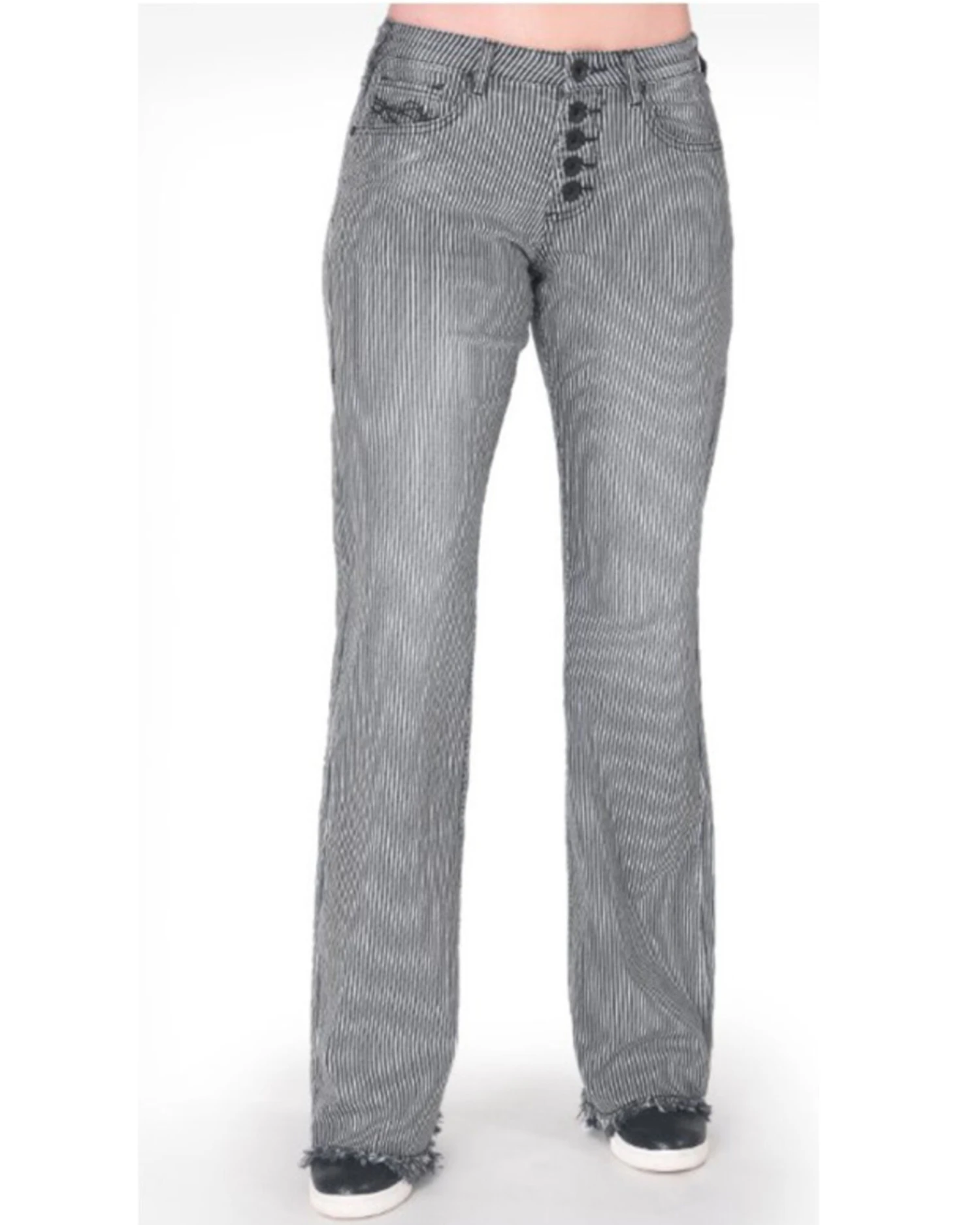 Cowgirl Tuff Women's Straight Up Stripe Trouser 3 Cowgirl Tuff Women's Straight Up Stripe Trouser