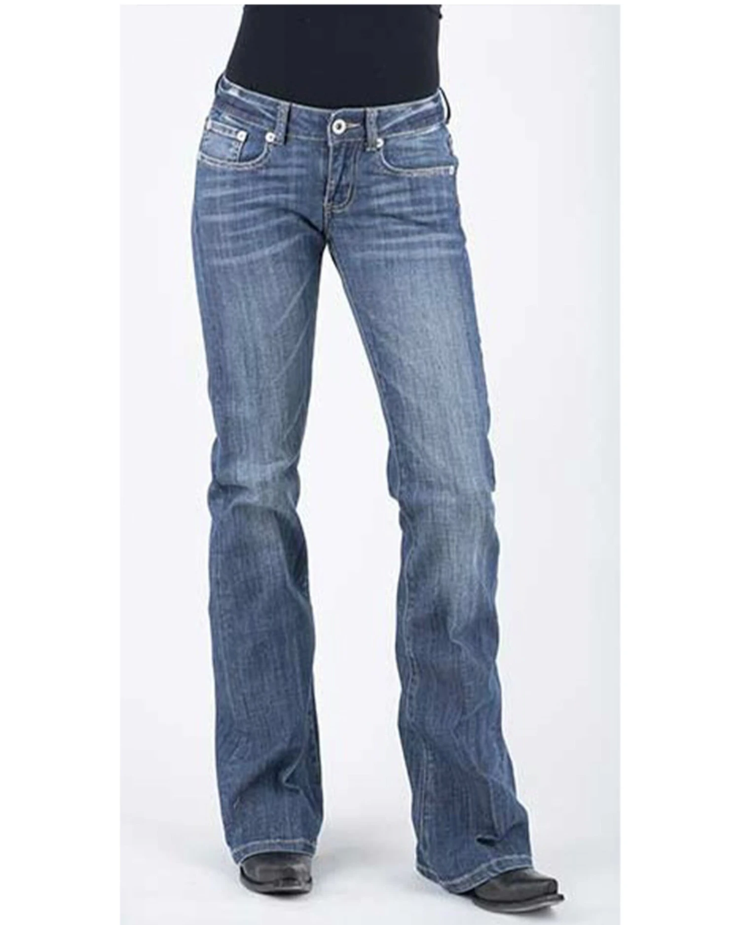 Stetson Women's Medium 816 Classic Bootcut Jeans 3 Stetson Women's Medium 816 Classic Bootcut Jeans