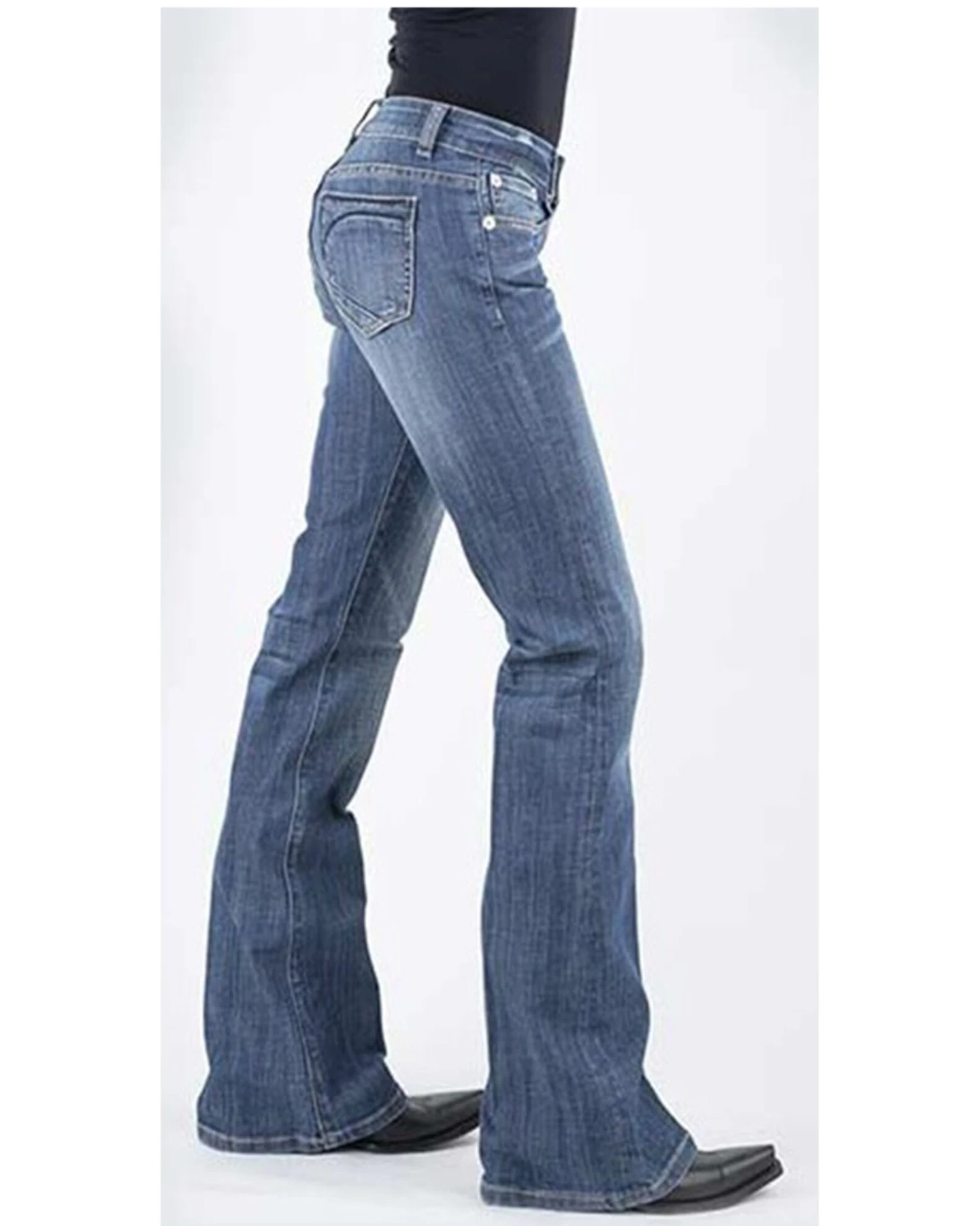 Stetson Women's Medium 816 Classic Bootcut Jeans 5 Stetson Women's Medium 816 Classic Bootcut Jeans - Image 3