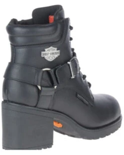 Harley Davidson Women's Howell Harness Lace-Up Waterproof Leather Moto Boots - Round Toe -Country Clothing Store 2000327383 001 P2