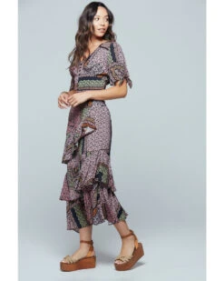 Band Of The Free Women's Patchwork Ruffle Skirt -Country Clothing Store 2000327399 900 P3