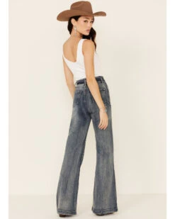 Flying Tomato Women's Tie-Front Flare Jeans -Country Clothing Store 2000327499 400 P4