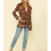 Cripple Creek Women's Orange Striped Blanket Wrap Jacket -Country Clothing Store 2000327628 800 P3