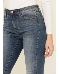 Driftwood Women’s Medium Wash Suede Patchwork Flare Jeans -Country Clothing Store 2000328193 400 P5