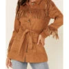 MINKPINK Women's Tan We Are Free Fringe Jacket -Country Clothing Store 2000328411 280 P3