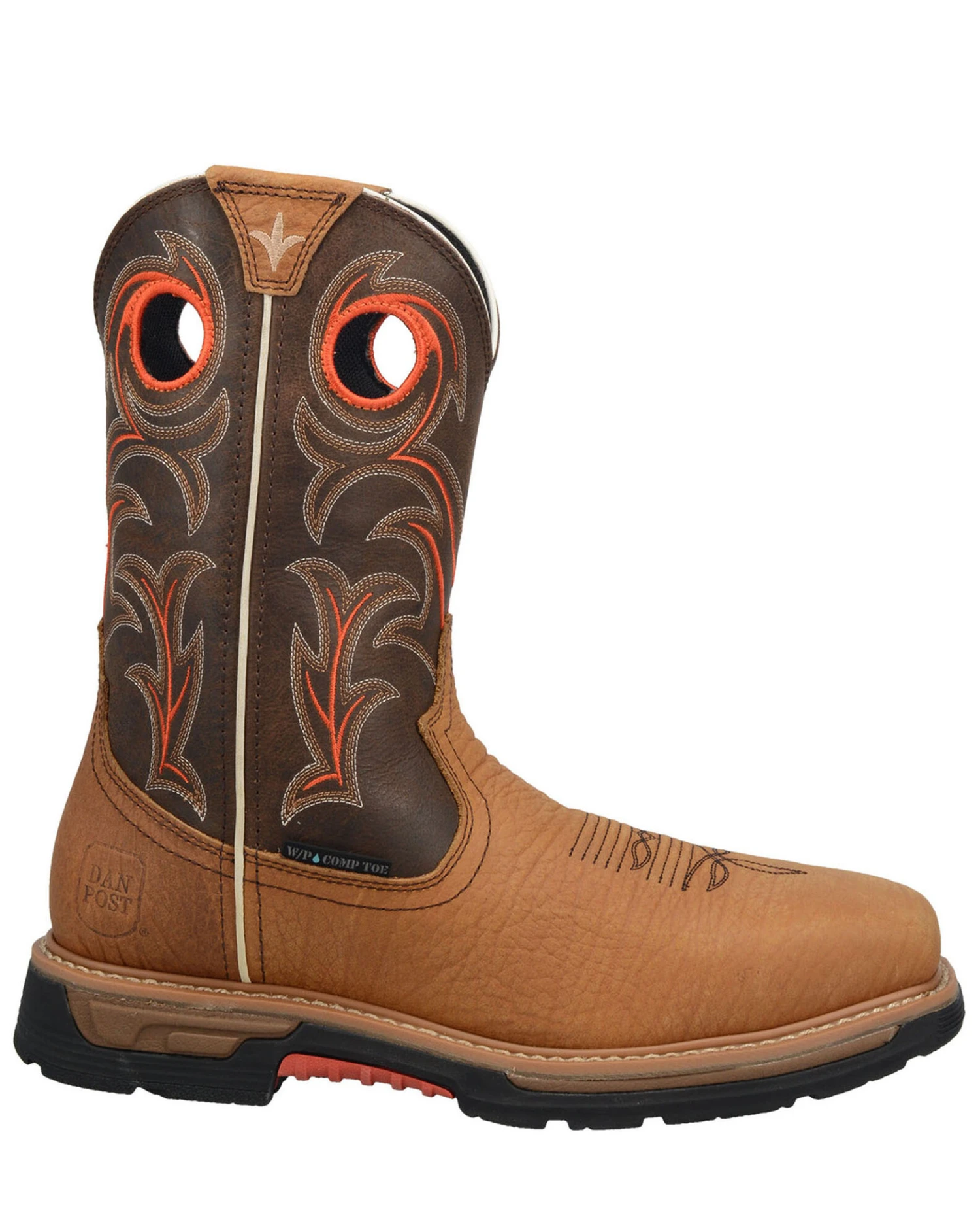 Dan Post Men's Storm's Eye Waterproof Western Work Boots 4 Dan Post Men's Storm's Eye Waterproof Western Work Boots - Image 2