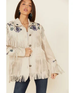 Double D Ranch Women's Tan Dunaway Jacket -Country Clothing Store 2000330982 280 P1