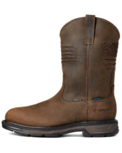 Ariat Men's Workhog Patriot Waterproof Western Work Boots - Carbon Toe -Country Clothing Store 2000331144 200 P2
