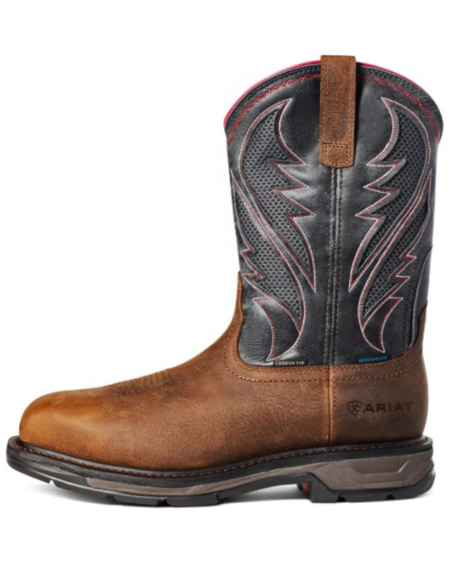 Ariat Men's Workhog Waterproof Western Work Boots - Broad Square Toe 6 Ariat Men's Workhog Waterproof Western Work Boots - Broad Square Toe - Image 4