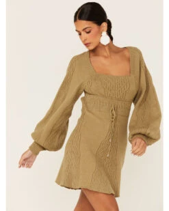 Free People Women's Emmaline Mini Sweater Dress 8 Free People Women's Emmaline Mini Sweater Dress -Country Clothing Store 2000333161 343 P1