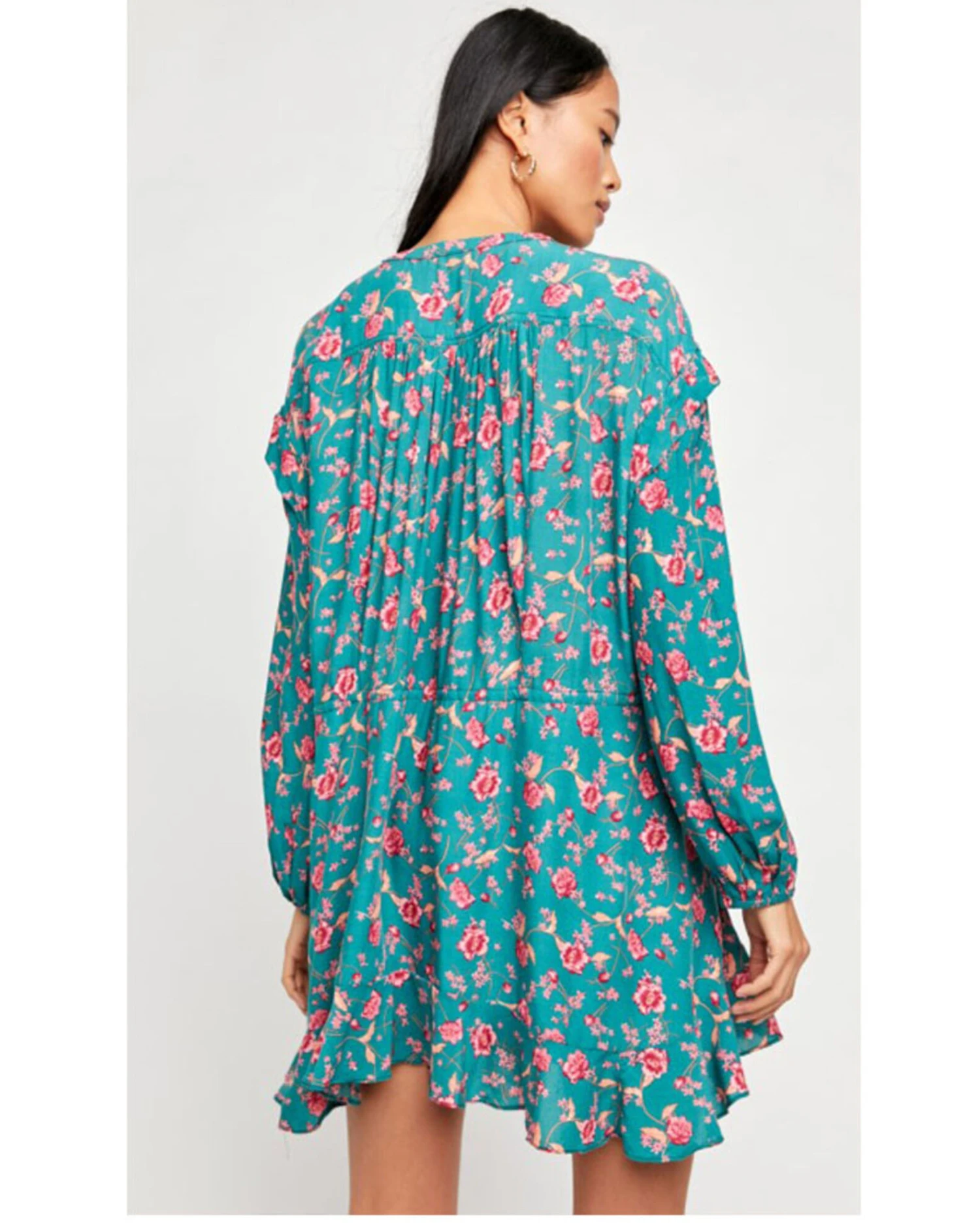 Free People Women's Flower Fields Mini Dress 4 Free People Women's Flower Fields Mini Dress - Image 2