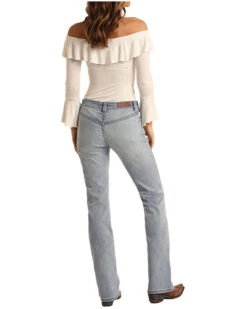 Rock & Roll Denim Women's Juniors Bootcut Jeans