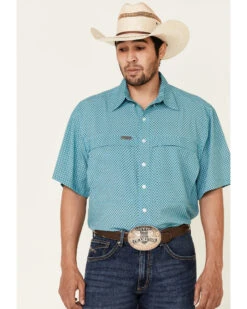 Panhandle Men's Geo Print Competition Short Sleeve Western Shirt 10 Panhandle Men's Geo Print Competition Short Sleeve Western Shirt -Country Clothing Store 2000334175 300 P1