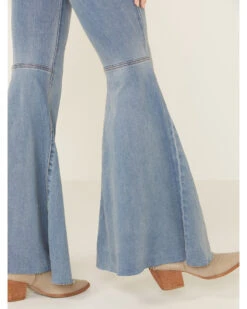 Free People Women's Light Wash High Rise Just Float On Flare Jeans -Country Clothing Store 2000334209 400 P5