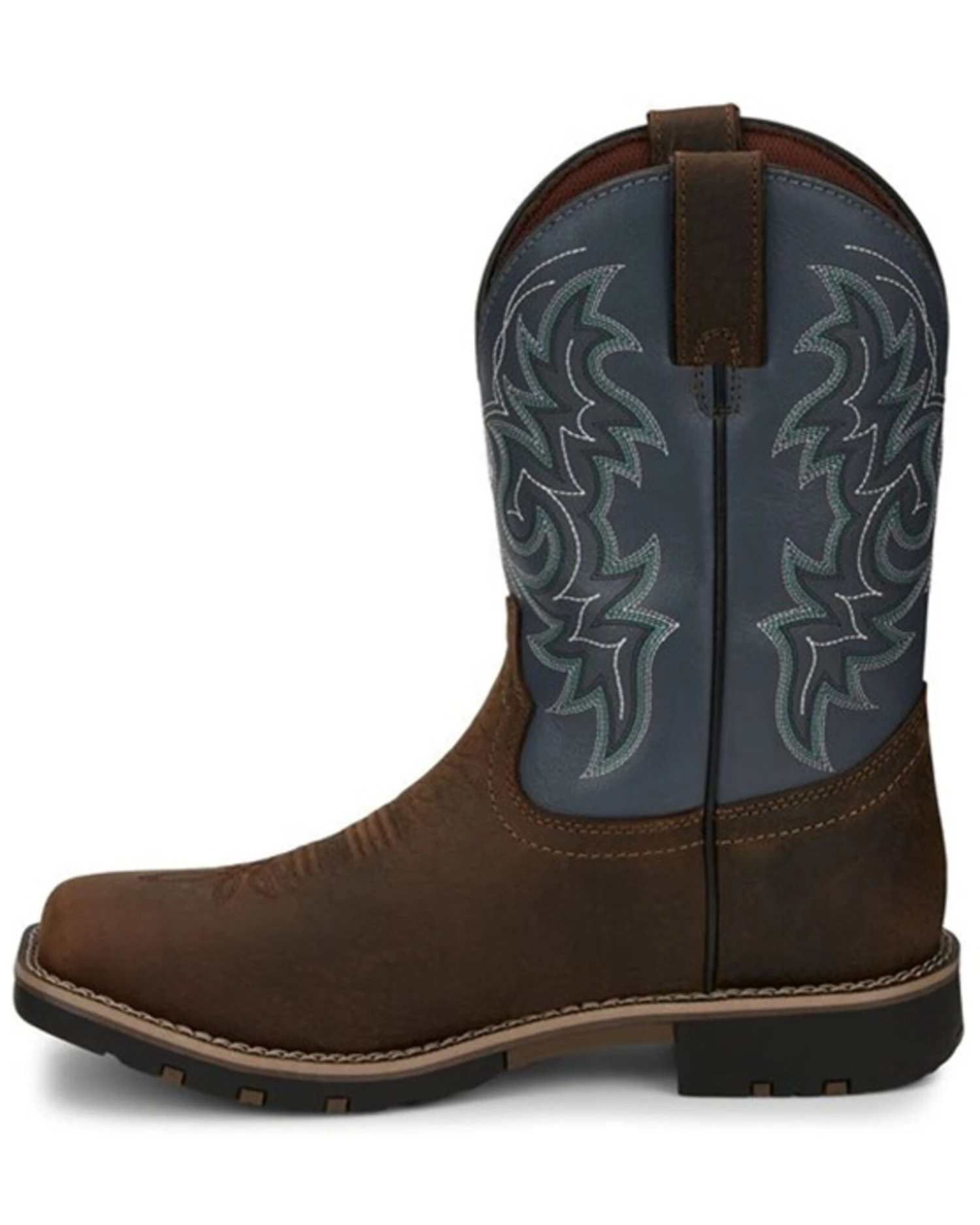 Justin Men's Waterproof Western Work Boots - Soft Toe 9 Justin Men's Waterproof Western Work Boots - Soft Toe - Image 7