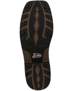 Justin Men's Fireman Black Western Boots - Square Toe -Country Clothing Store 2000334478 280 P7