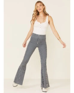 Show Me Your Mumu Women's Berkeley Striped Flare Leg Jeans -Country Clothing Store 2000334484 020 P1
