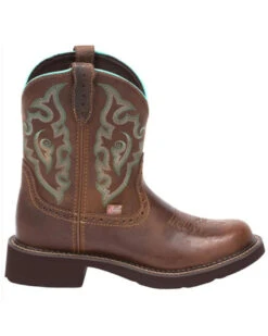 Justin Women's Gemma Brown Western Boots - Round Toe 12 Justin Women's Gemma Brown Western Boots - Round Toe -Country Clothing Store 2000335057 201 P2