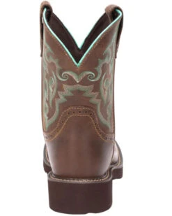 Justin Women's Gemma Brown Western Boots - Round Toe 11 Justin Women's Gemma Brown Western Boots - Round Toe -Country Clothing Store 2000335057 201 P5