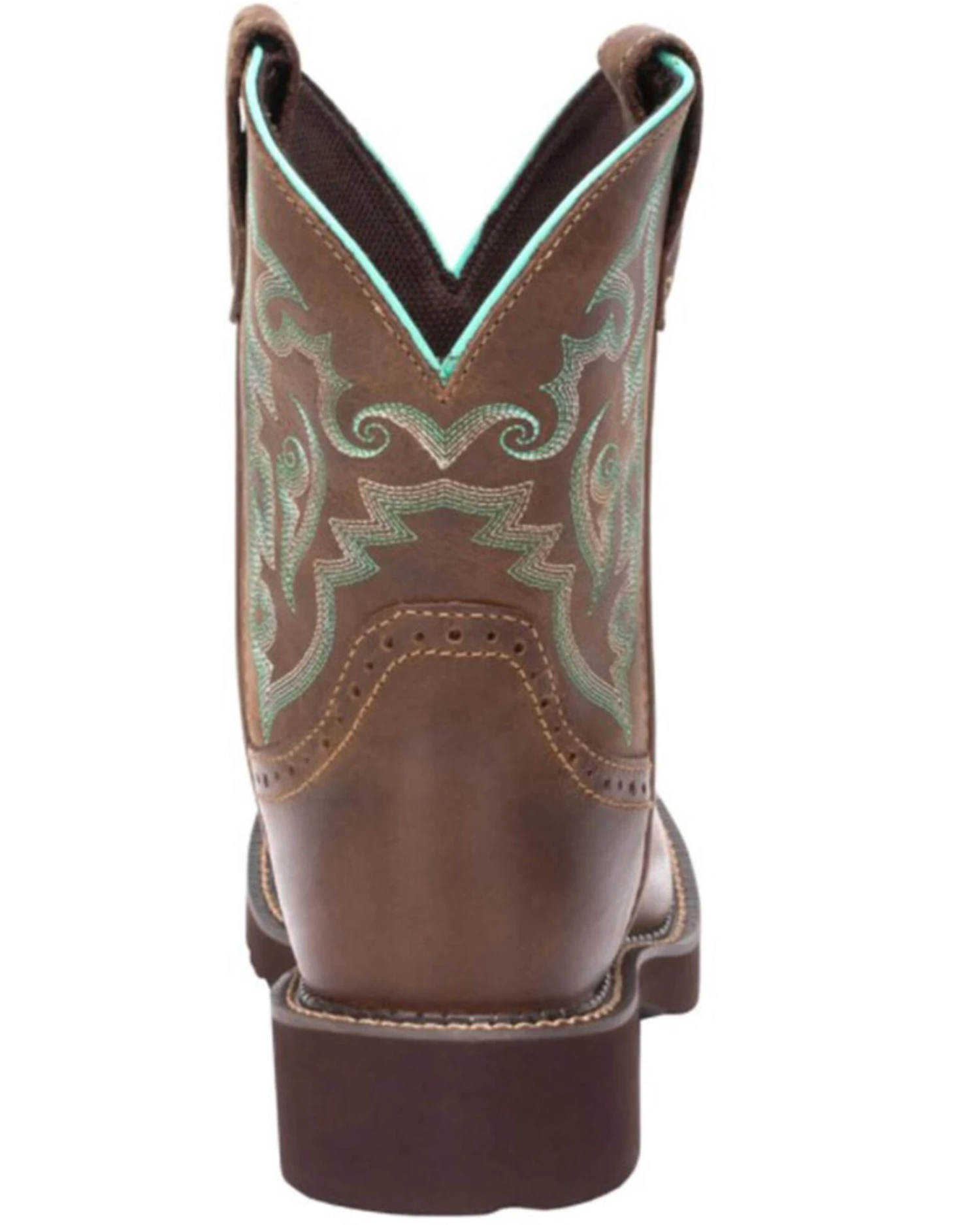 Justin Women's Gemma Brown Western Boots - Round Toe 5 Justin Women's Gemma Brown Western Boots - Round Toe - Image 3