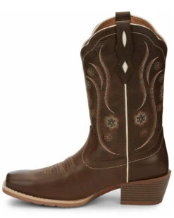 Justin Women's Jesse Brown Western Boots - Square Toe -Country Clothing Store 2000335066 200 P3