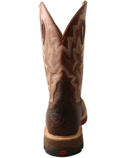 Twisted X Men's Brown Western Work Boots - Soft Toe -Country Clothing Store 2000335460 200 P4