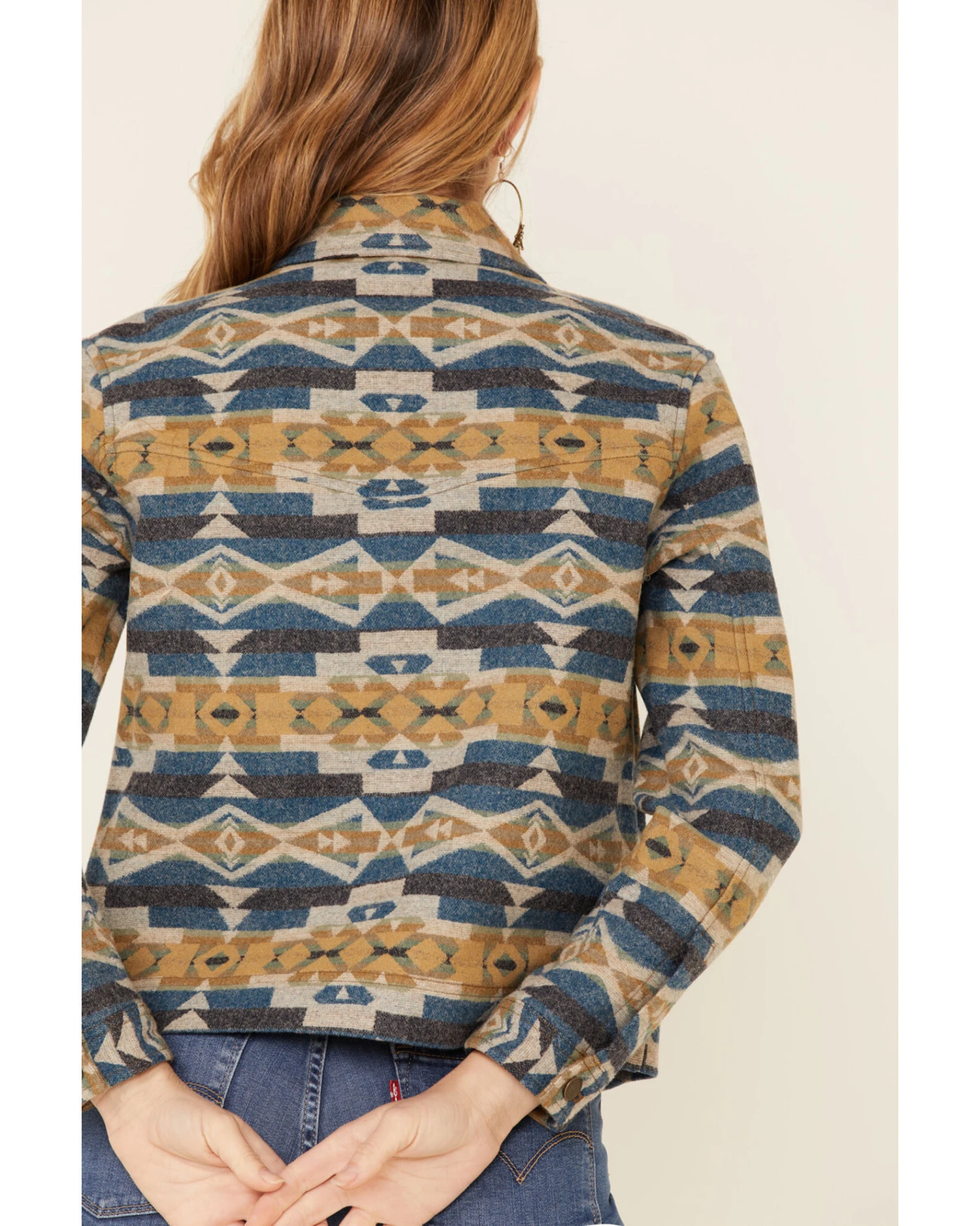 Pendleton Women's Navy Cardwell Wool Jacket 4 Pendleton Women's Navy Cardwell Wool Jacket - Image 2