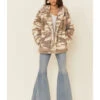 Z Supply Women's Camo Faux Fur Sherpa Jacket -Country Clothing Store 2000336475 110 P2