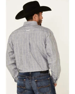 Ariat Men's Structure Stretch Striped Long Sleeve Western Shirt 9 Ariat Men's Structure Stretch Striped Long Sleeve Western Shirt -Country Clothing Store 2000336616 020 P4