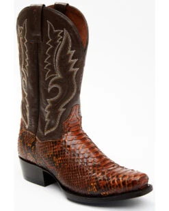 Dan Post Men's Rustic Exotic Python Western Boots - Square Toe -Country Clothing Store 2000337030 235 P1