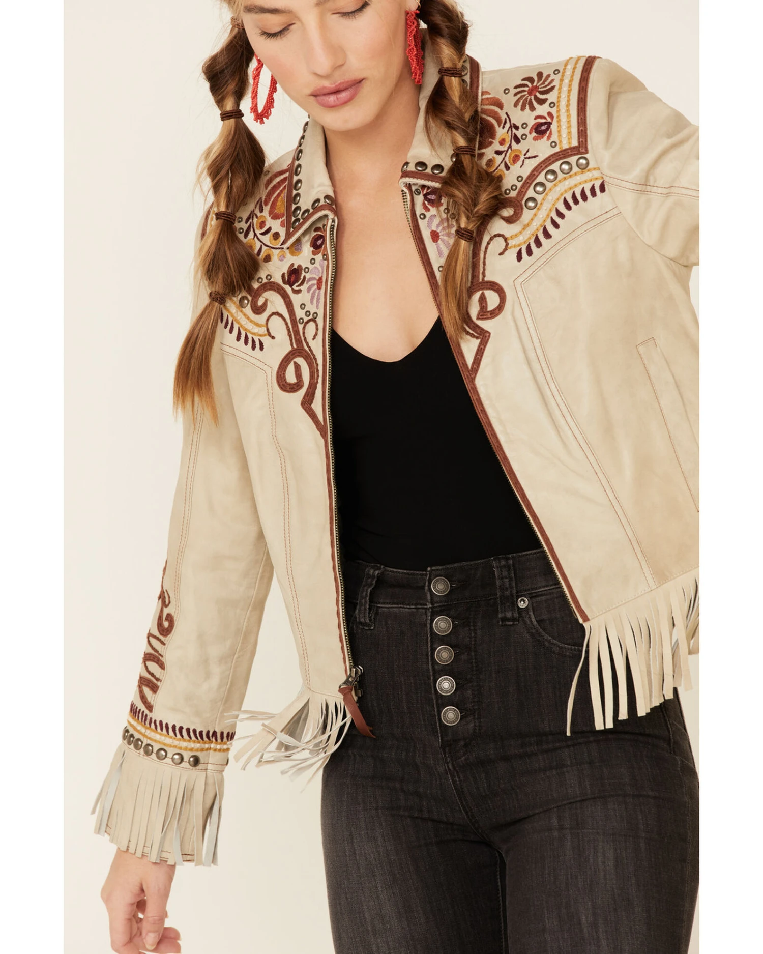 Double D Ranch Women's Poco Loco Leather Jacket 3 Double D Ranch Women's Poco Loco Leather Jacket