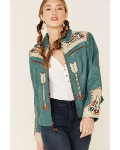 Double D Ranch Women's Let's Smoke The Peace Jacket -Country Clothing Store 2000337242 300 P1