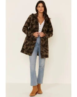 Pendleton Women's Multi Camo Wool Hooded Parka Jacket -Country Clothing Store 2000337251 900 P2